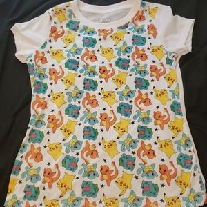 NWOT White Pokemon Tee